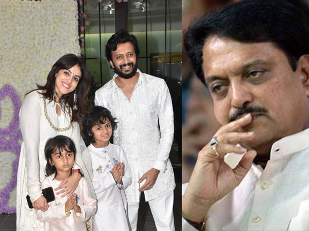 Riteish Deshmukh Genelia Deshmukh special Post on social media on Vilasroa Deashmukh Birth Anniversary Riteish Deshmukh Genelia Deshmukh : 