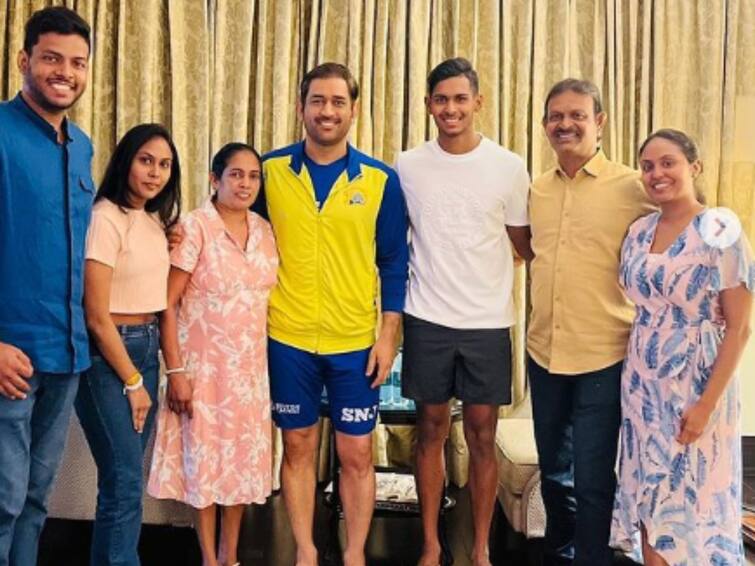 IPL 2023 Final Mathisha Pathirana's Sister Shares Heartwarming Pics From Fer Meet-Up With CSK Legend MS Dhoni Mathisha Pathirana's Sister Shares Heartwarming Pics From Her Meet-Up With CSK Legend MS Dhoni