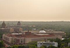 New Parliament Building : पाहा भारताच्या नव्या भव्यदिव्य संसद भवनाचे फोटो!