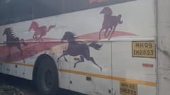 Pune Accident : ब्रेक फेल झाल्याने पुण्यात शिवशाही बसचा अपघात, बस थेट फूटपाथवर