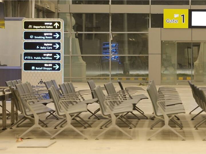 The new terminal building is built in an area of 6,243 sqm (16 times bigger than the existing terminal) at a project cost of Rs 150 crore, and is equipped to handle 400 passengers during peak hours, as compared to 50 passengers earlier. (Image: Twitter/Jyotiraditya M. Scindia)