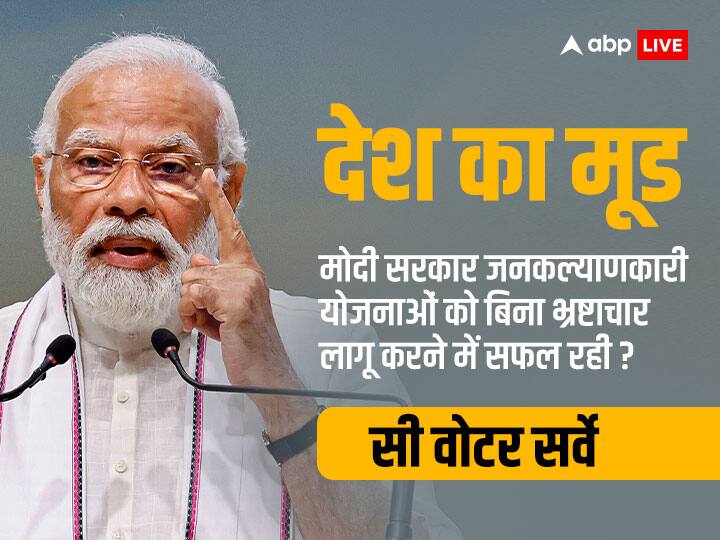 ABP CVoter Survey: क्या मोदी सरकार जनकल्याणकारी योजनाओं को बिना भ्रष्टाचार लागू करने में सफल रही? सर्वे में जानें 9 Years Of Modi Govt Is Modi government successful in implementing public welfare schemes without corruption ABP CVoter Survey ABP CVoter Survey: क्या मोदी सरकार जनकल्याणकारी योजनाओं को बिना भ्रष्टाचार लागू करने में सफल रही? सर्वे में जानें
