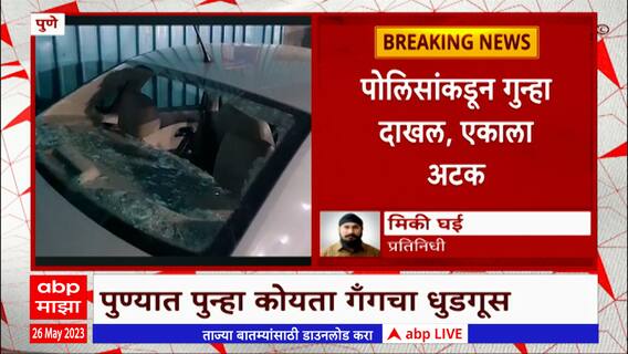 Pune Crime: पुण्यात पुन्हा कोयता गँगची दहशत