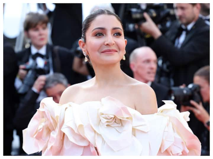 Actor Anushka Sharma made her Cannes debut on Friday wearing an off-shoulder gown. Here are a few pictures from her first appearance at the festival.