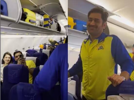 ipl-2023-deepak-chahar-clicked-photo-ms-dhoni-in-flight-smiling-video-shared-chennai-super-kings Watch: ਦੀਪਕ ਚਾਹਰ ਨੇ ਫਲਾਈਟ ‘ਚ ਧੋਨੀ ਦੀ ਖਿੱਚੀ ਤਸਵੀਰ, CSK ਨੇ ਸ਼ੇਅਰ ਕੀਤਾ ਦਿਲਚਸਪ ਵੀਡੀਓ