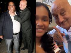 सतीश कौशिक की बेटी वंशिका के साथ लंच पर गए अनुपम खेर, वीडियो में पाउट बनाते आए नजर