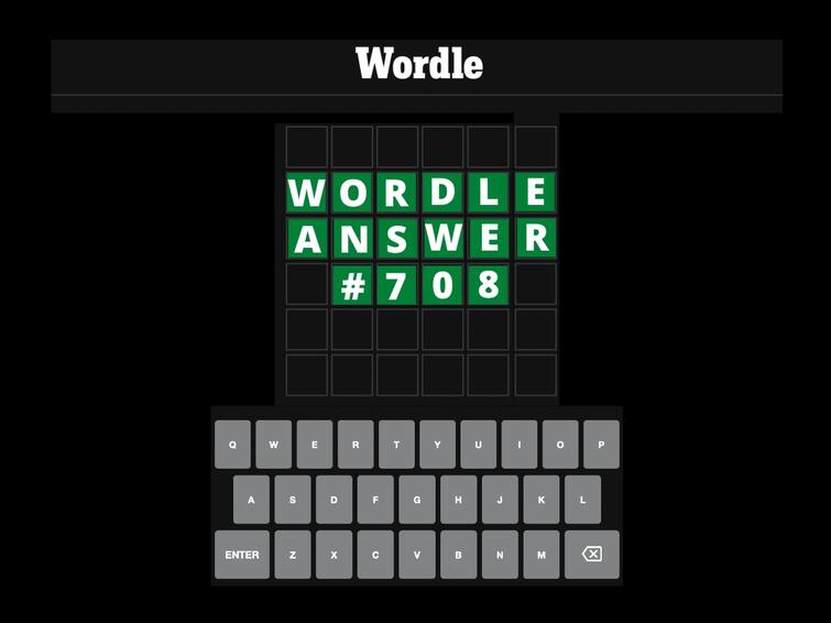 Wordle 708 Answer Today May 28 Wordle Solution Puzzle Hints