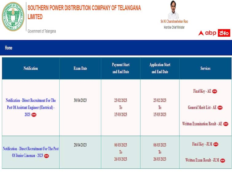 TSSPDCL has released Junior Lineman, Assistant Engineer (Electrical) Exam Results, Check Direct Link Here TSSPDCL: జూనియర్ లైన్‌మెన్‌, ఏఈ పరీక్ష ఫలితాలు విడుదల - డైరెక్ట్ లింక్స్ ఇవే!