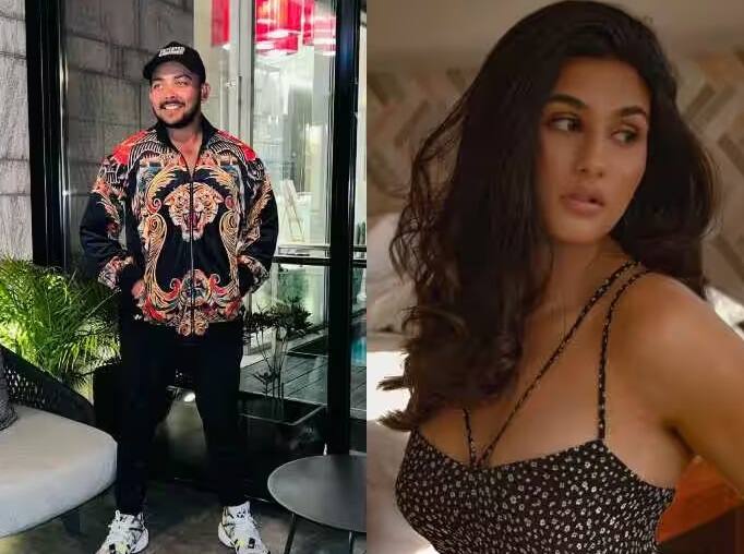 IPLની 16મી સીઝનમાં નિષ્ફળ રહેનારા દિલ્હી કેપિટલ્સના ઓપનર પૃથ્વી શૉ તેની ગર્લફ્રેન્ડ નિધિ તપાડિયા સાથે અબુ ધાબીમાં IFFA એવોર્ડ શો દરમિયાન જાહેર કાર્યક્રમમાં જોવા મળ્યો હતો