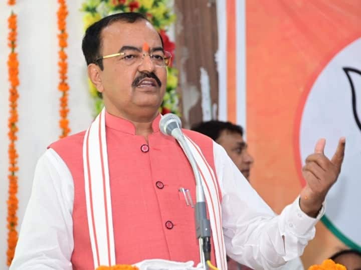 Opposition protests on the inauguration of the new Parliament House, Deputy CM Maurya said- ‘…God give wisdom’