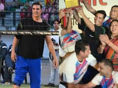 In Pics: शूटिंग से ब्रेक लेकर Akshay Kumar ने देहरादून पुलिस के साथ खेला वॉलीबॉल मैच, सोशल मीडिया पर वायरल हुईं Photos
