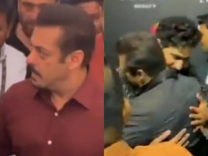 After the controversy Salman Khan hugged Vicky Kaushal Vicky said Many times many things increase Watch: इग्नोर करने की कंट्रोवर्सी के बाद सलमान खान ने Vicky Kaushal को लगाया गले, एक्टर बोले- 'कई बार बहुत बातें बढ़...'