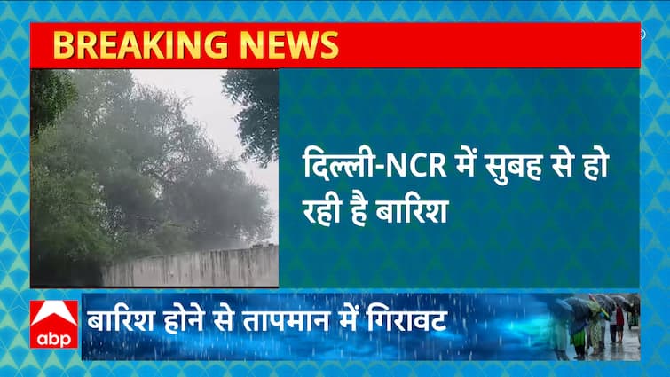 Rain in UP: Weather pattern has changed, it is raining heavily in UP including Delhi NCR since morning