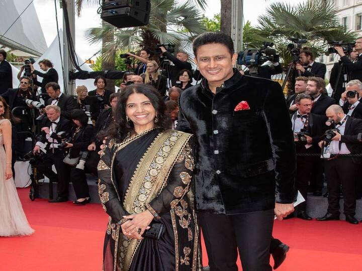 Anil Kumble, Wife Chetana Walk Cannes Red Carpet. Pictures Go Viral Anil Kumble, Wife Chetana Walk Cannes Red Carpet. Pictures Go Viral