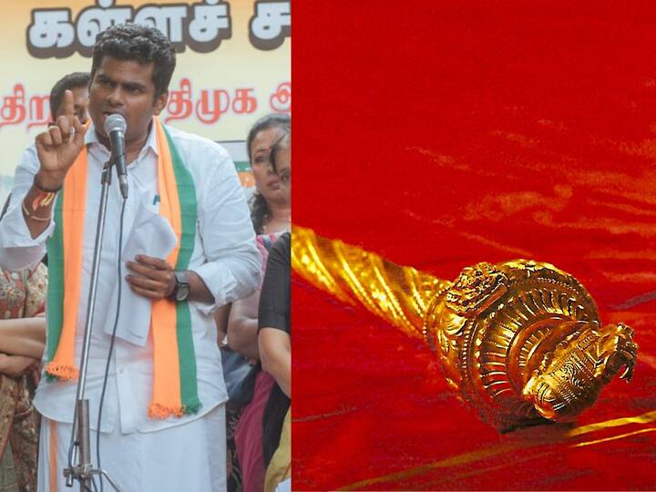 TN BJP Chief K Annamalai Accuses Congress Of 'Insulting' Santan Dharma, Says 'Sengol' Was Marked As Walking Stick 'Sengol Was Marked As Walking Stick In Museum': TN BJP Chief Says Congress 'Insulted' Santan Dharma