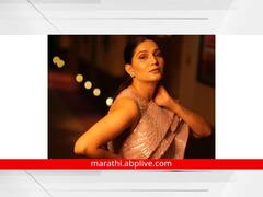 Sapna Choudhary Glam Look: फ्लेयर्ड गाऊन अन् ग्लॉसी मेकअप; 'ठुमका क्वीन' म्हणतेय, 