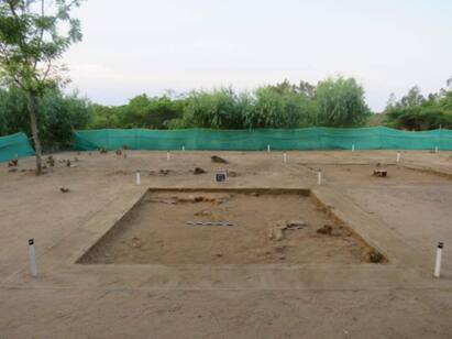 Pudukottai: Discovery of brick construction sign during excavation புதுக்கோட்டை அருகே அகழாய்வு பணி.. கண்டுபிடிக்கப்பட்ட செங்கல் கட்டுமான அடையாளங்கள்..!