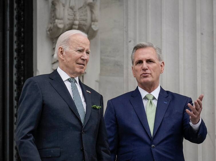 US President Joe Biden Republican Leader Kevin McCarthy Agreement Raise Debt Ceiling Biden, McCarthy Reach Debt Limit Deal To Save US From 'Catastrophic Default'