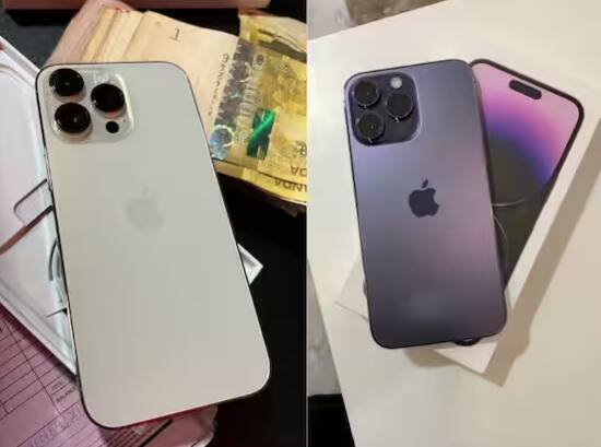 iPhone 14 Pro Max: ਇਹ ਐਪਲ ਦੇ ਲੇਟੈਸਟ ਮਾਡਲ ਦਾ ਟਾਪ ਵੇਰੀਐਂਟ ਹੈ। ਇਸ ਦੀ ਕੀਮਤ 1,49,900 ਰੁਪਏ ਹੈ। ਫੋਨ 'ਚ ਡਾਇਨਾਮਿਕ ਆਈਲੈਂਡ ਫੀਚਰ, 6.7 ਇੰਚ ਦੀ ਸੁਪਰ ਰੈਟੀਨਾ XDR ਡਿਸਪਲੇਅ ਅਤੇ 48MP ਪ੍ਰਾਇਮਰੀ ਕੈਮਰਾ ਮੌਜੂਦ ਹੈ।