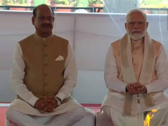 New Parliament Building: संसद में सेंगोल की स्थापना, श्रमजीवियों को सम्मान... तस्वीरों में देखिए कैसे हुआ नए भवन का उद्घाटन