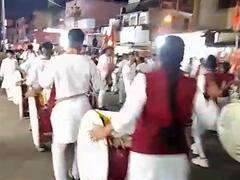 PHOTO : बेळगावात शिवजयंती चित्ररथ मिरवणूक तब्बल साडेबारा तास चालली