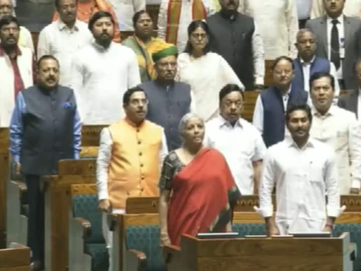 The second part of the inauguration began with the National Anthem. (Image Source: Twitter/@ANI)
