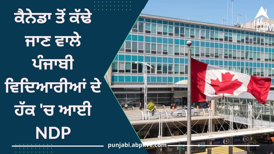 NDP ਨੇ ਪੰਜਾਬੀਆਂ ਦੇ ਹੱਕ 'ਚ ਲਿਆ ਸਟੈਂਡ, ਕਿਹਾ-ਏਜੰਟਾਂ ਦੀ ਸਜ਼ਾ ਵਿਦਿਆਰਥੀਆਂ ਨੂੰ ਨਾ ਮਿਲੇ NDP came in favor of the Punjabi students who were expelled from Canada NDP ਨੇ ਪੰਜਾਬੀਆਂ ਦੇ ਹੱਕ 'ਚ ਲਿਆ ਸਟੈਂਡ, ਕਿਹਾ-ਏਜੰਟਾਂ ਦੀ ਸਜ਼ਾ ਵਿਦਿਆਰਥੀਆਂ ਨੂੰ ਨਾ ਮਿਲੇ