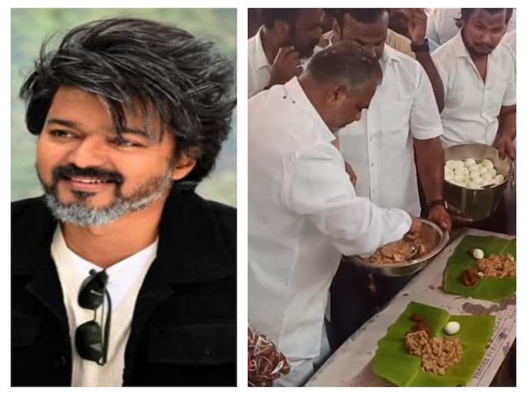 World hunger day vijay makkal iyakkam offer free food tamilnadu bussy anand Vijay makkal Iyakkam: விஜய் மக்கள் இயக்கம் சார்பில் தமிழகம் முழுவதும் ஒருவேளை உணவு வழங்கும் நிகழ்ச்சி