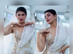 Jacqueline Fernandez:  परी म्हणू की सुंदरा...; जॅकलिनच्या ग्लॅमरस लूकनं वेधलं लक्ष