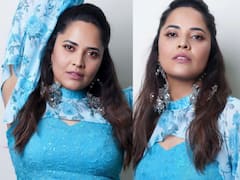 బ్లూ డ్రెస్ లో మెరిసిపోతున్న అనసూయ.. రంగమ్మత్త చూపులతోనే కైపెక్కిస్తోందిగా!