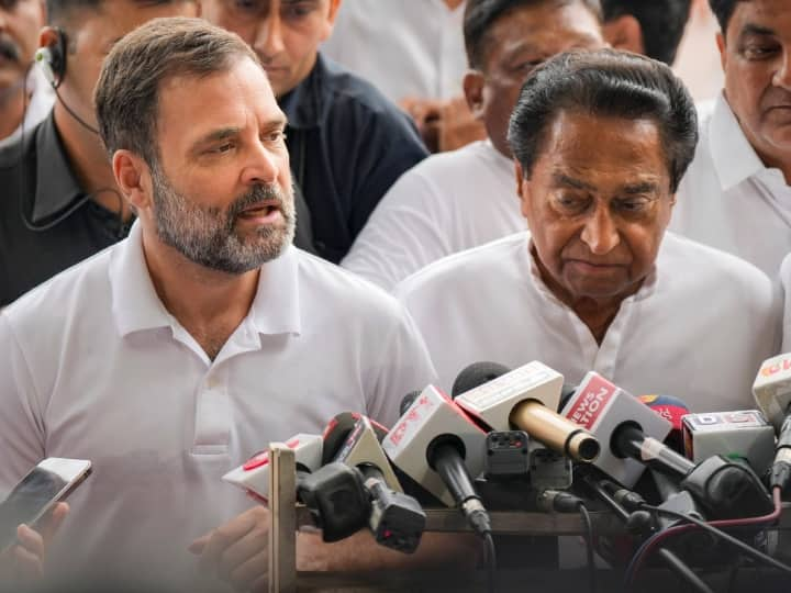 Congress leaders Mallikarjun Kharge Rahul Gandhi Kamalnath hold meeting for Madhya Pradesh Assembly Election 2023 MP Election 2023: मध्य प्रदेश चुनाव को लेकर दिल्‍ली में कांग्रेस की बड़ी बैठक, राहुल गांधी ने नेताओं को क्या दी हिदायत?