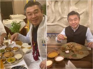 Japanese Ambassador Tastes Baati Chokha, Golgappa And Banarsi Paan. Pics Inside