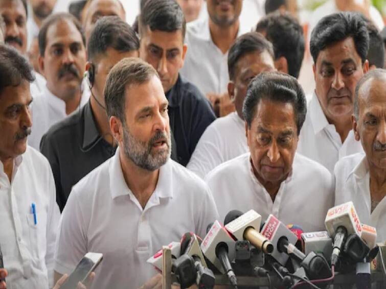Rahul Gandhi On Upcoming Madhya Pradesh election says Congress Will Win 150 Seats கர்நாடகாவை தொடர்ந்து மத்திய பிரதேசத்தை குறி வைக்கும் காங்கிரஸ்..150 தொகுதிகளை தட்டி தூக்க சூப்பர் திட்டம்... வியூகம் அமைத்த ராகுல் காந்தி..!