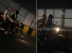 ਬਾਈਕ ‘ਤੇ ਅੱਗੇ ਉਲਟੀ ਬੈਠੀ ਸੀ ਕੁੜੀ, ਚੱਲ ਰਿਹਾ ਸੀ ਰੋਮਾਂਸ, ਫਿਰ ਦੇਖੋ ਕੀ ਹੋਇਆ...