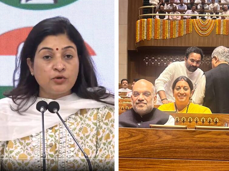 Congress Hits Out At BJP Over Wrestlers’ ‘Fake’ Image After Smriti Irani’s ‘Photo Bombed’ Tweet