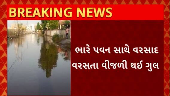 Banaskantha News : બનાસકાંઠામાં ધોધમાર વરસાદને લીધે જિલ્લા પંચાયત કચેરી આગળ વૃક્ષો ધરાશાયી