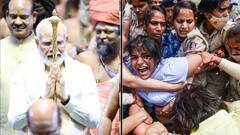 PM Narendra Modi New Parliament Opening vs Wrestlers Protest: వైరల్ గా మారిన వీడియోలు