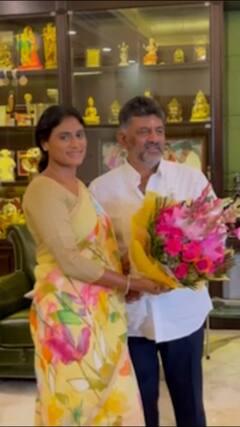 డీకే శివకుమార్ కు షర్మిల విషెస్