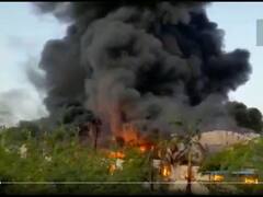 Massive Fire Breaks Out At Plastic Factory In Gujarat's Kheda, 8 Fire Tenders On Spot