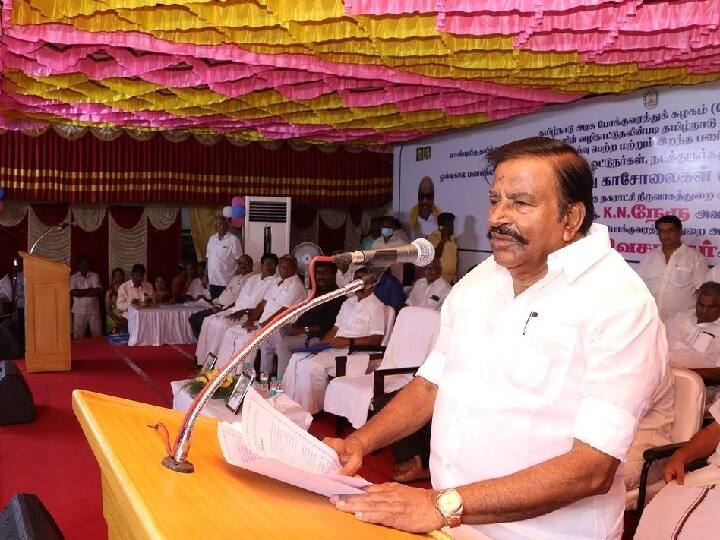 The transport department was saved in the DMK regime without going down at all says  Minister K.N. Nehru TNN 
