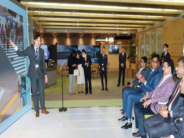 Chief Minister mk Stalin visited NEC in Tokyo capital of Japan CM Stalin in Japan: உலகின் அதிநவீன தகவல் தொழில்நுட்ப நிறுவனத்தை பார்வையிட்ட முதலமைச்சர்..!