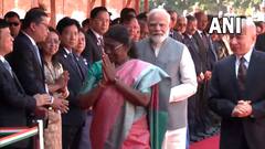 King Of Cambodia Norodom Sihamoni At Delhi Rashtrapati Bhawan: రాష్ట్రపతి భవన్ లో కంబోడియా కింగ్