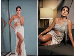 Shriya Saran Dons A Glamorous Avatar In A Silver Cut Out Dress | SEE PICS
