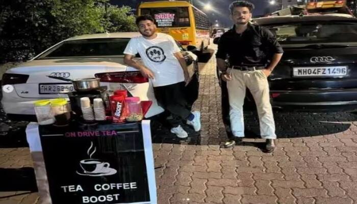 Mumbai Chaiwala has Set up a Tea Stall in his Audi ਹੁਣ ਚਰਚਾ 'ਚ Audi ChaiWala', ਸੜਕ 'ਤੇ ਔਡੀ ਕਾਰ 'ਚ ਚਾਹ ਵੇਚ ਰਹੇ 2 ਸ਼ਖਸ