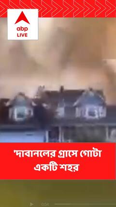 দাবানলের গ্রাসে গোটা একটি শহর ! কানাডার ভিডিও ভাইরাল নেট দুনিয়ায় 