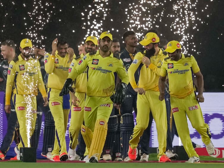 IPL 2023 Final: CSK won match by five wickets against GT in Match 74 5th Time champion Narendra Modi Stadium GT vs CSK, Final Match Highlights: MS Dhoni's Chennai Beat Gujarat In Rain-Hit Thriller, Become Five-Time IPL Winners