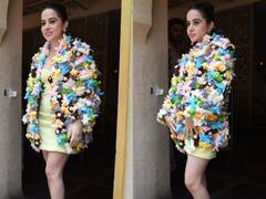Uorfi Javed Photos: टेडी बियर से बनी ड्रेस पहन मुंबई में घूमती दिखीं उर्फी, इस बार एक्ट्रेस की क्यूटनेस बना देगी दीवाना