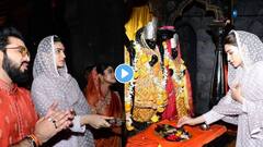 Kriti Sanon : कृती सेनन पोहोचली नाशिकच्या पंचवटीत; सीता गुफा मंदिरात केली आरती