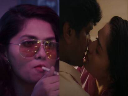 Actress sunainas Regina Movie Teaser viral on social Media Regina Teaser: லிப் கிஸ், கையில் சிகரெட்... எதிர்பார்ப்புகளை எகிறவைக்கும் சுனைனாவின் ‘ரெஜினா’ பட டீசர்..!