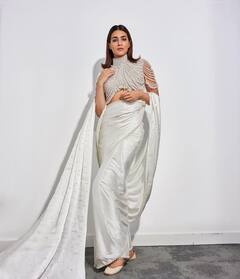 'Adipurush' Actress Kriti Sanon Makes A Fashion Statement In Pearl Blouse - SEE PICS